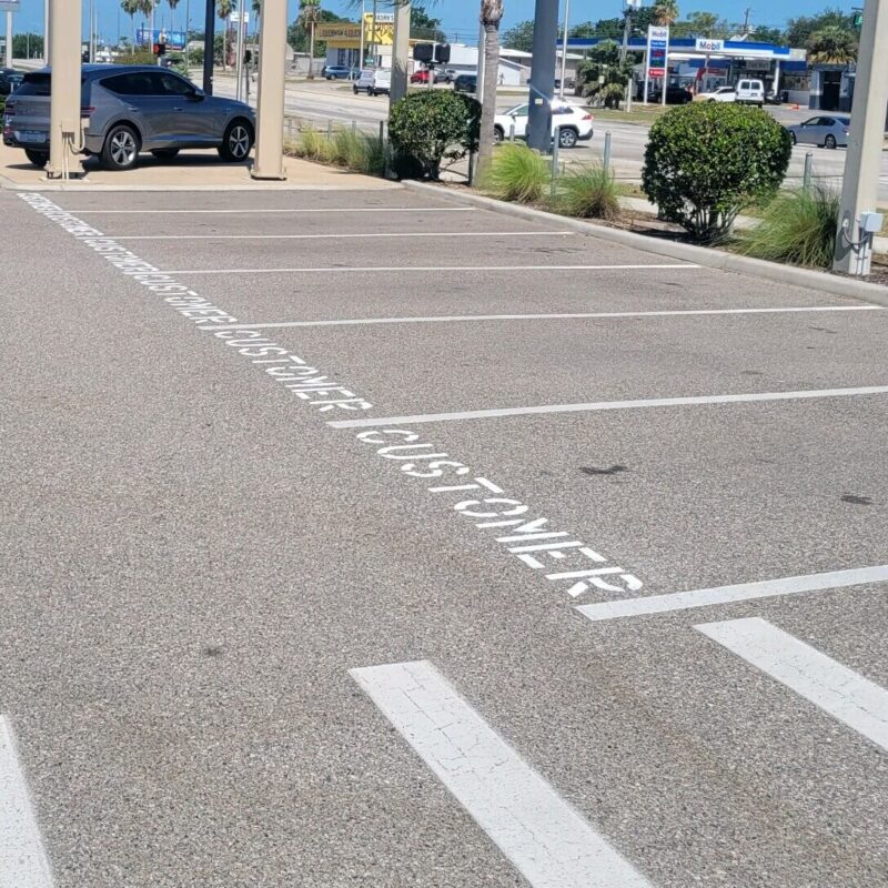 Ensuring ADA Compliance Parking Spaces