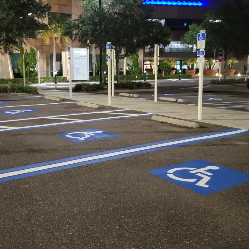 How Long Does It Take For Parking Lot Striping Paint To Dry?