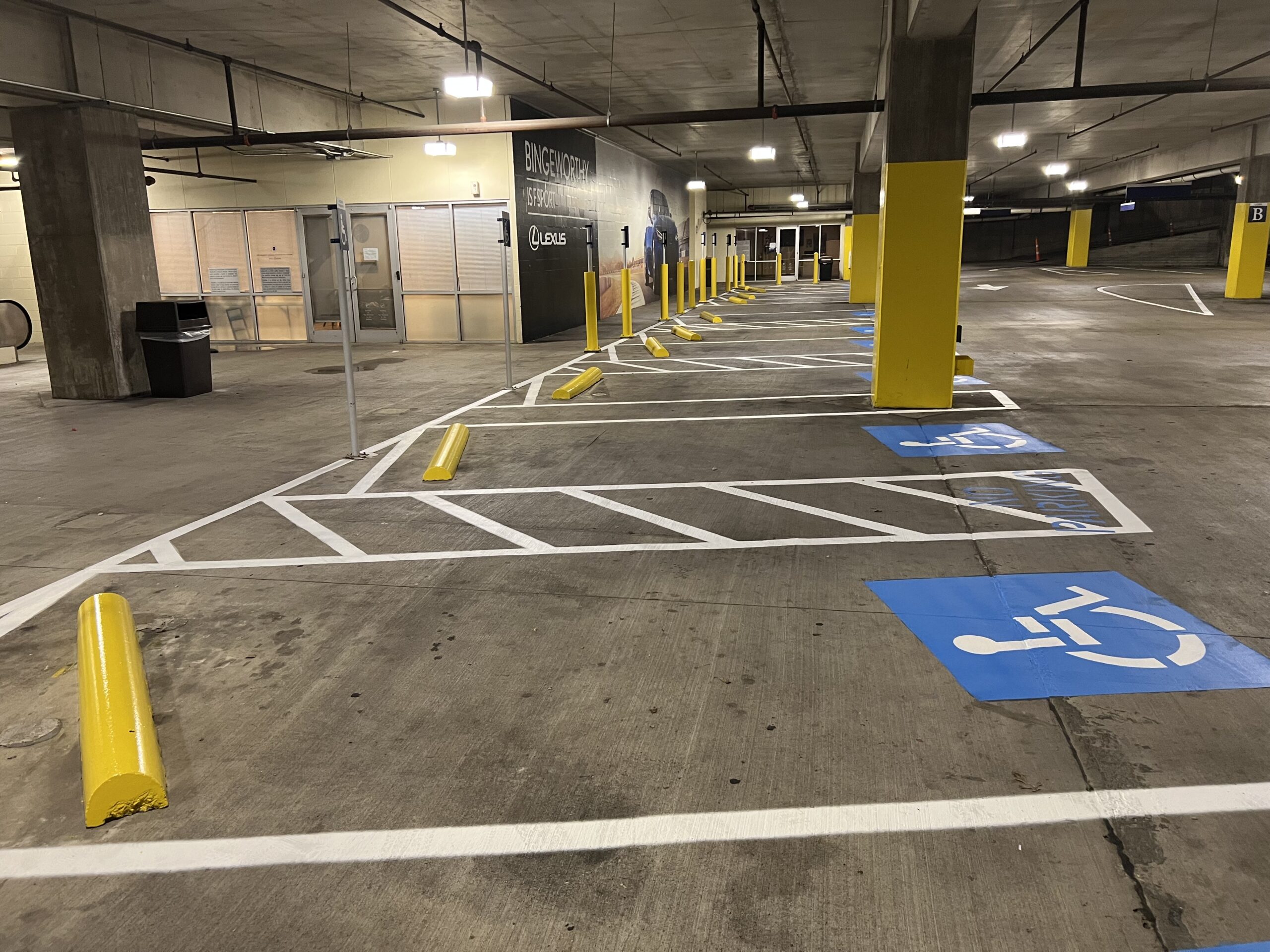 The Guide To Lot Striping In Parking Garages