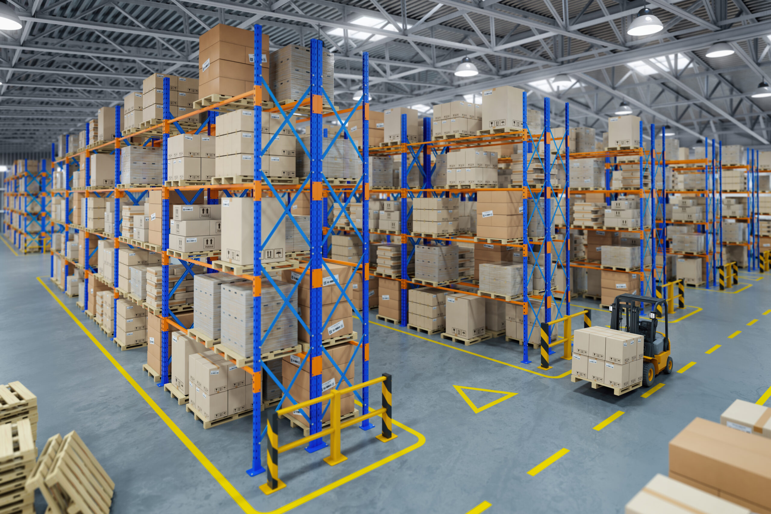 Can Tampa Warehouse Striping Enhance Safety?